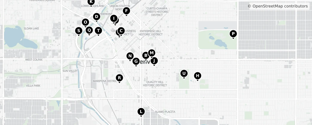 Map of Denver