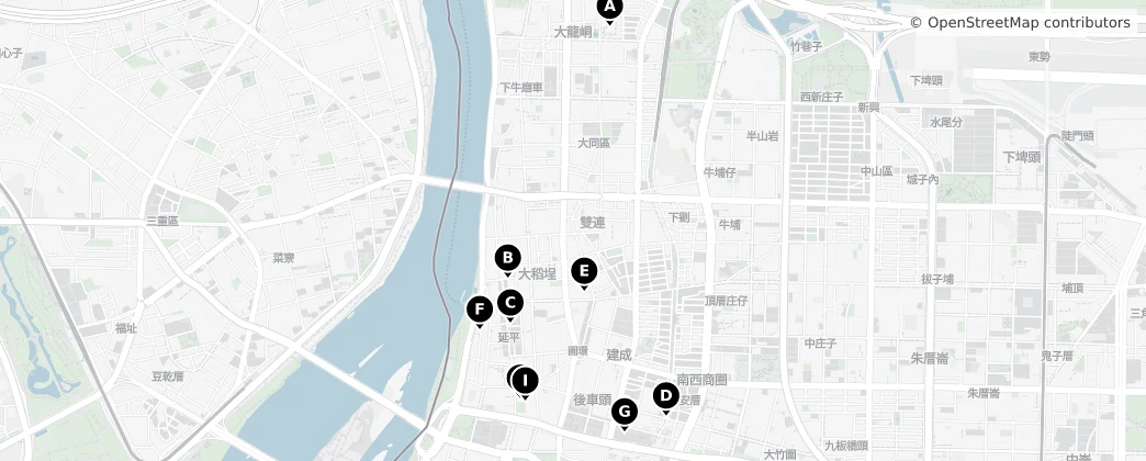 Map of Distretto di Datong