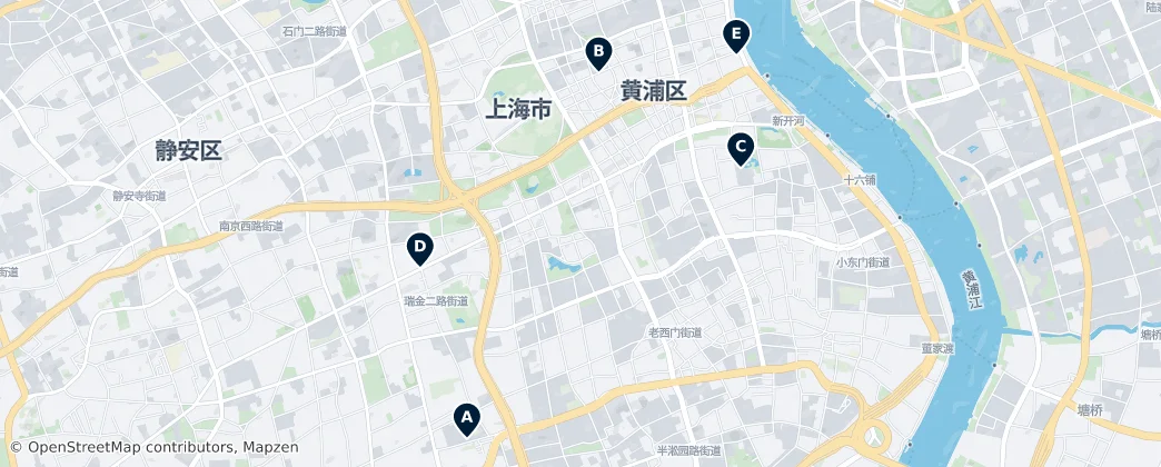 Map of Distretto di Huangpu