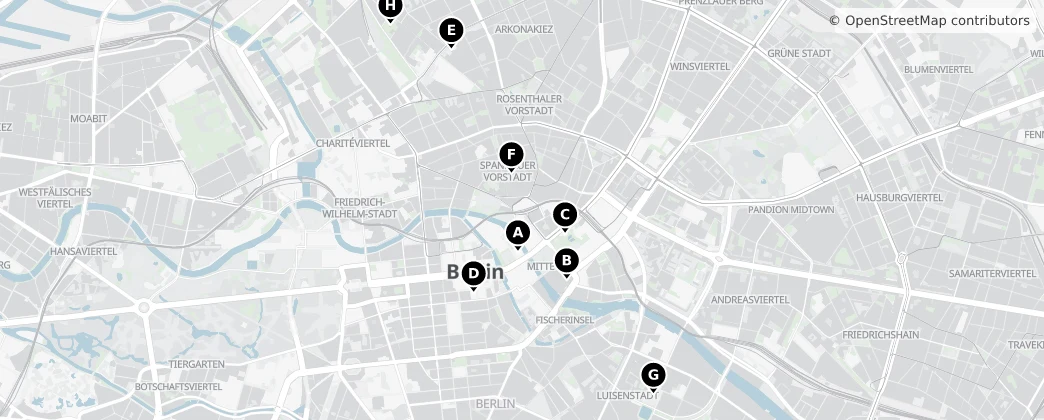 Map of Distretto di Mitte