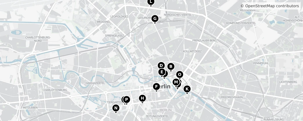 Map of Distretto di Mitte