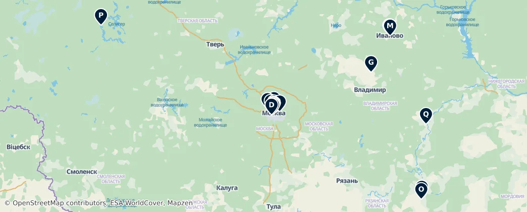 Map of Circondario federale centrale
