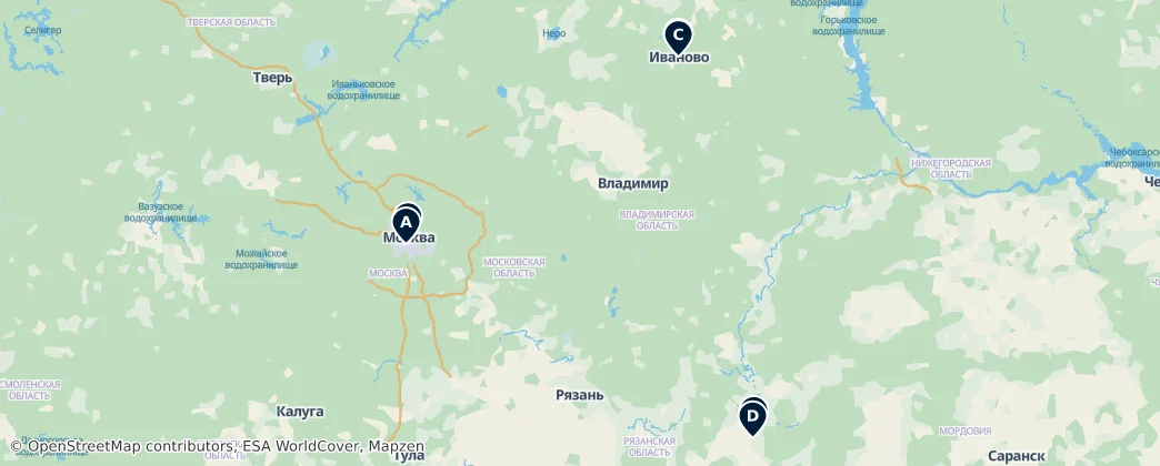 Map of Circondario federale centrale