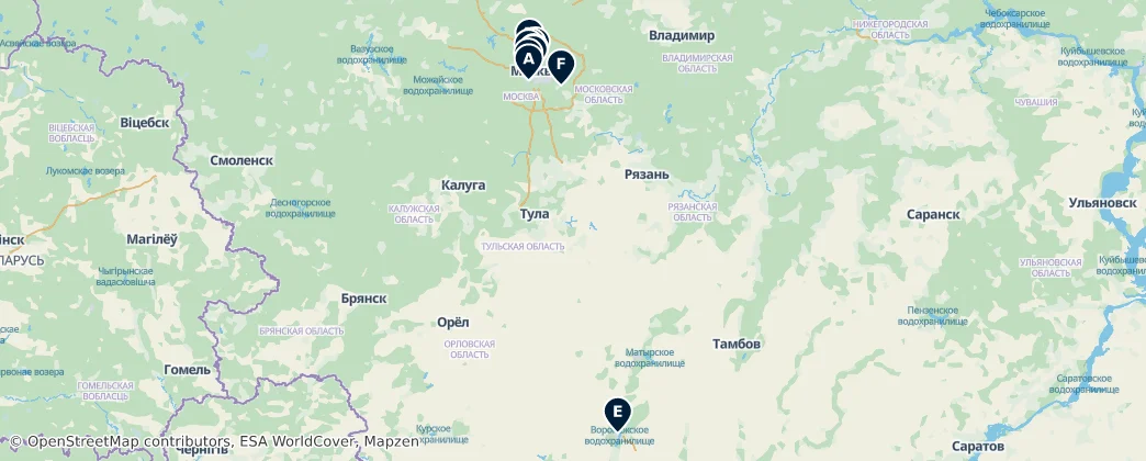 Map of Circondario federale centrale