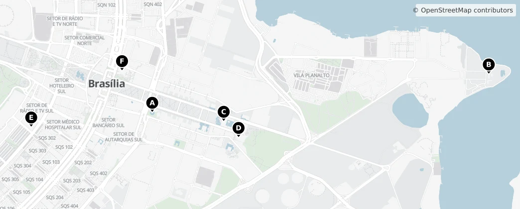 Map of Distretto Federale