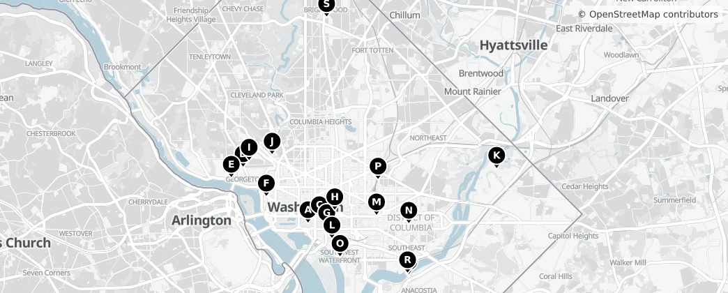 Map of District of Columbia