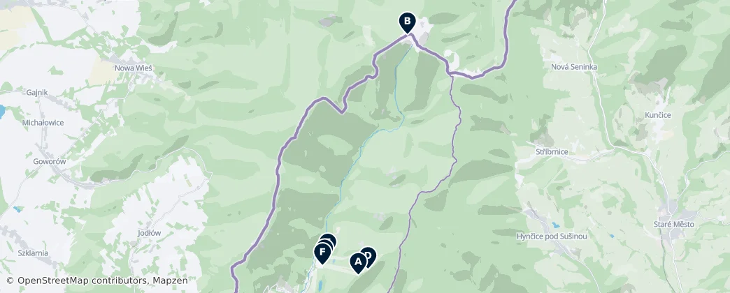 Map of Dolní Morava