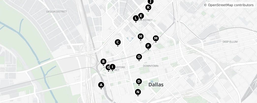 Map of Downtown