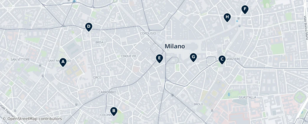 Map of Duomo