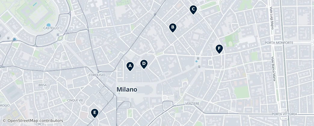 Map of Duomo