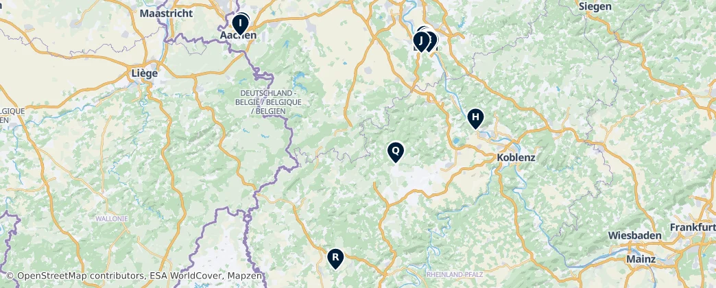 Map of Eifel