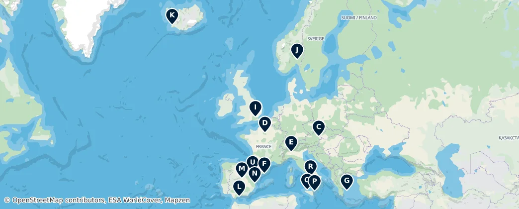 Map of Europa