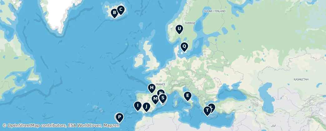 Map of Europa