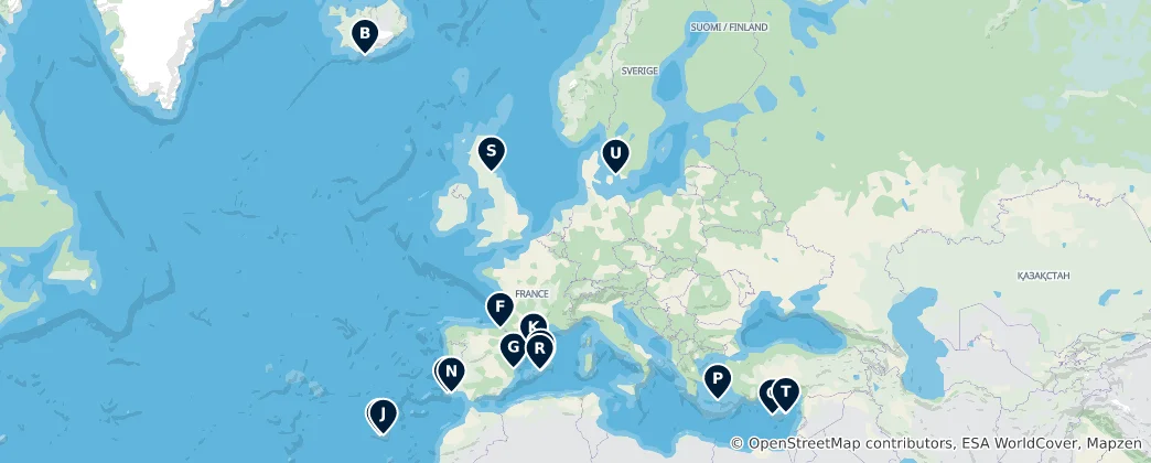Map of Europa