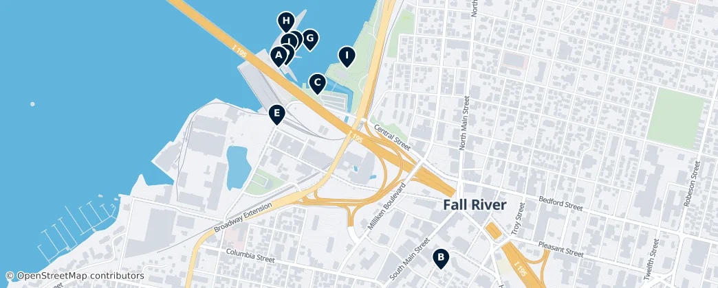 Map of Fall River