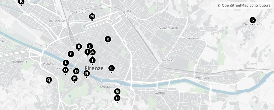 Map of Firenze