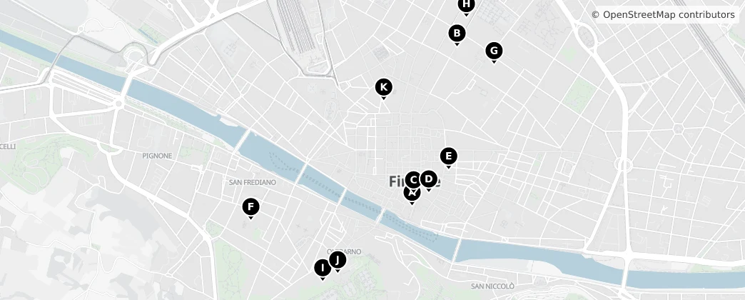 Map of Firenze