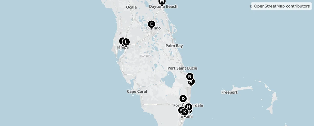 Map of Florida