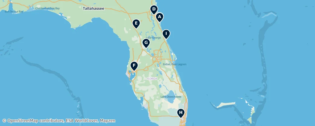 Map of Florida