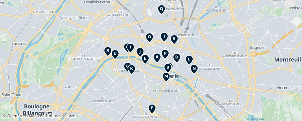 Map of Francia
