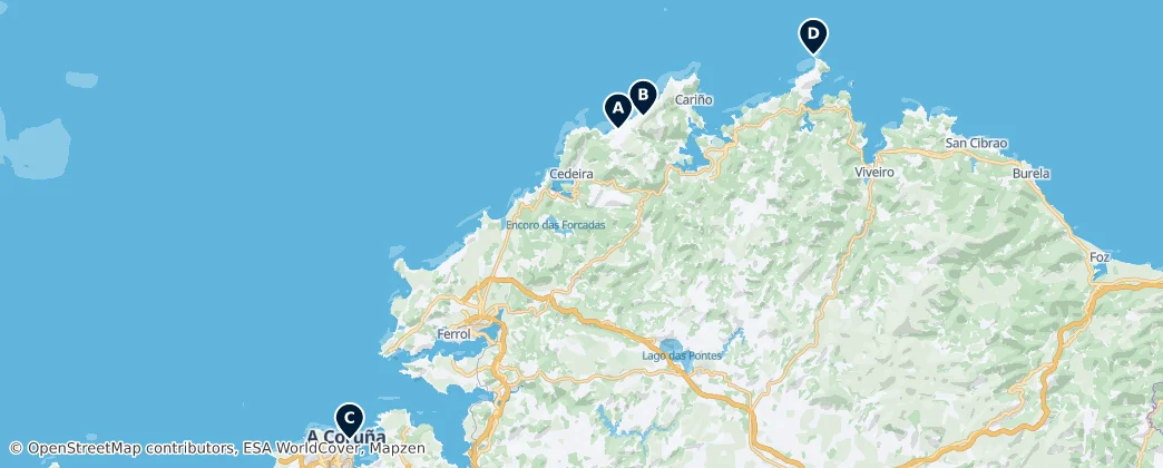 Map of Galizia