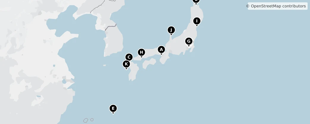 Map of Giappone
