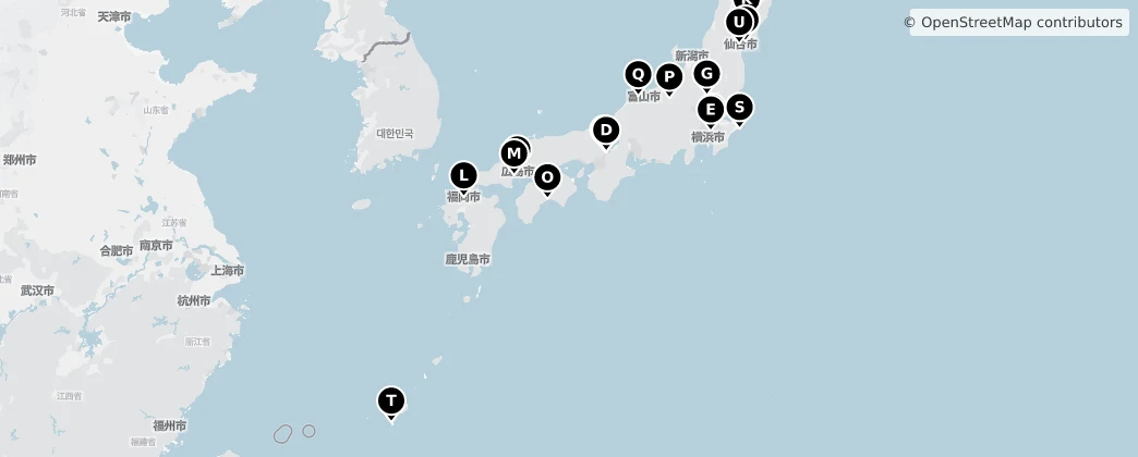 Map of Giappone