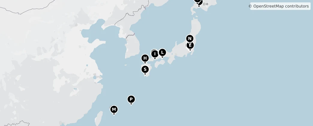 Map of Giappone