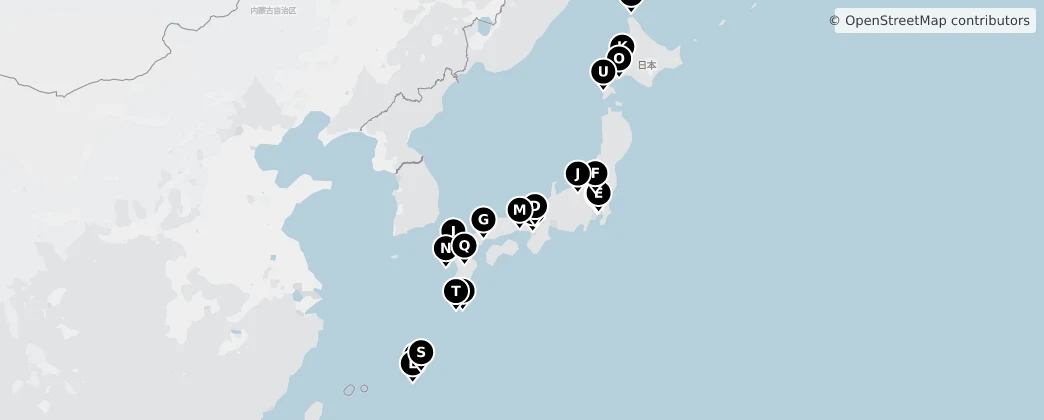 Map of Giappone