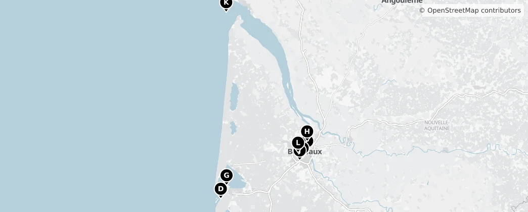 Map of Gironda