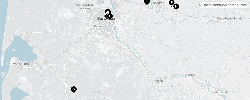 Map of Gironda