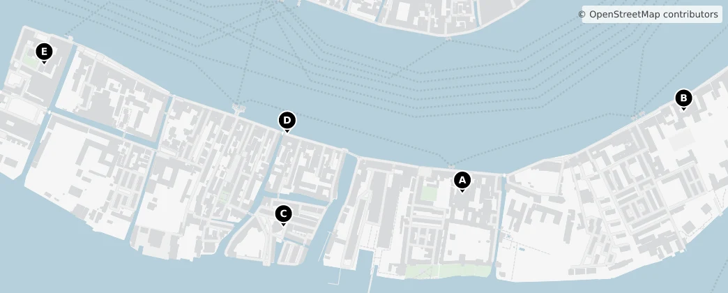 Map of Giudecca