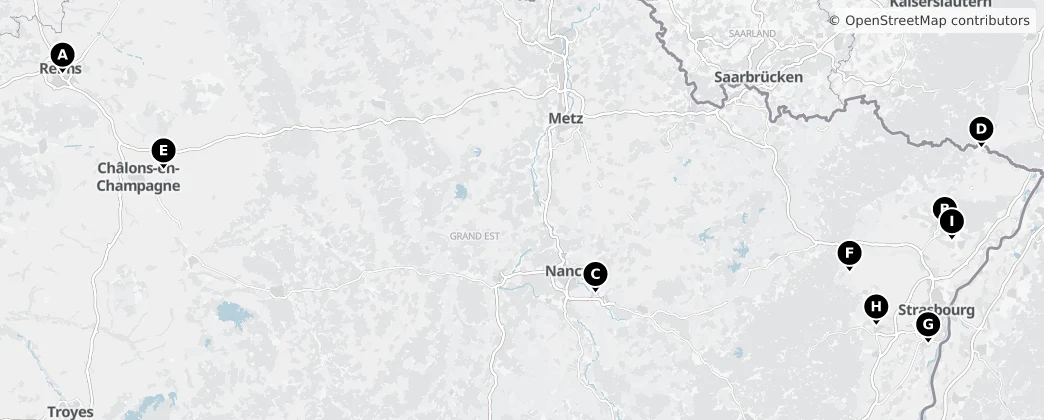 Map of Grande Est