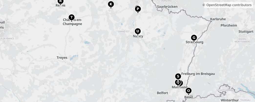 Map of Grande Est