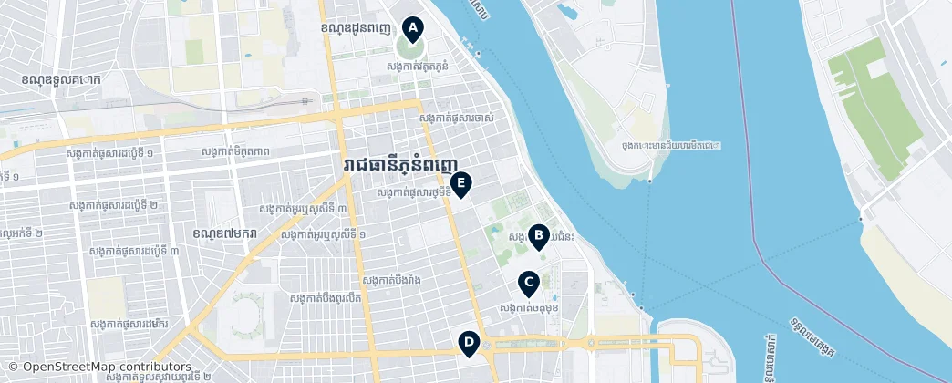 Map of Khan Daun Penh