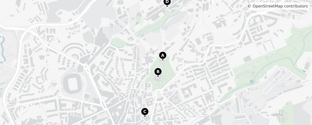 Map of Guimarães