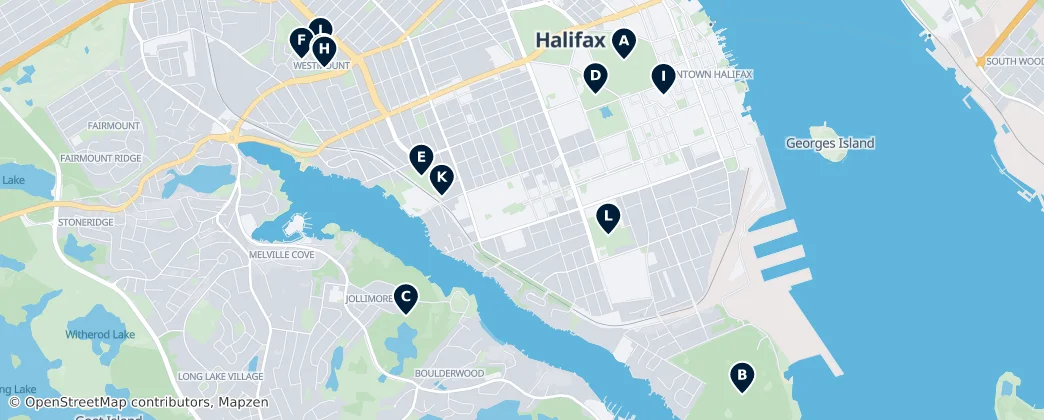 Map of Halifax