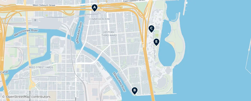 Map of Historic Third Ward