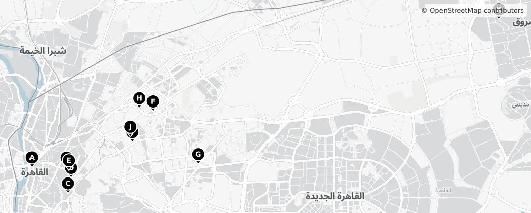 Map of Il Cairo