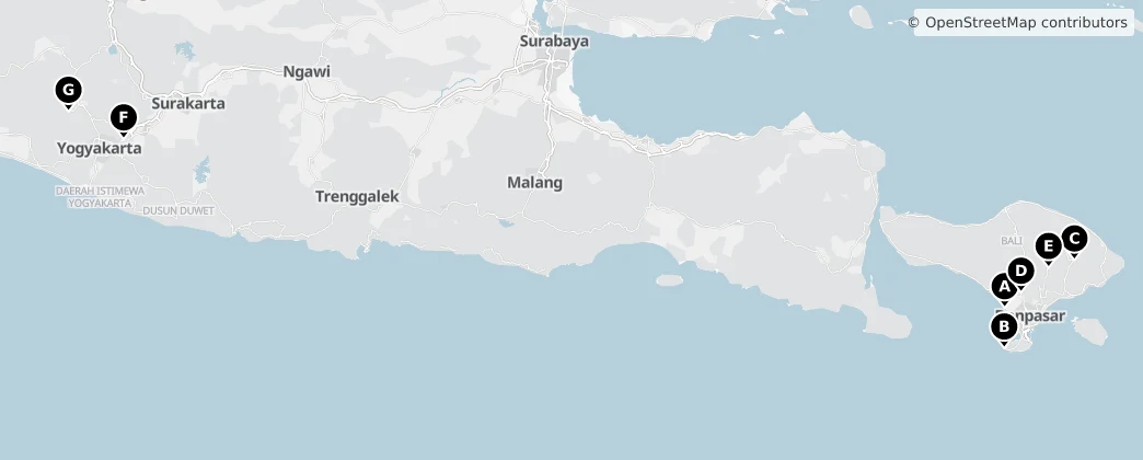 Map of Indonesia