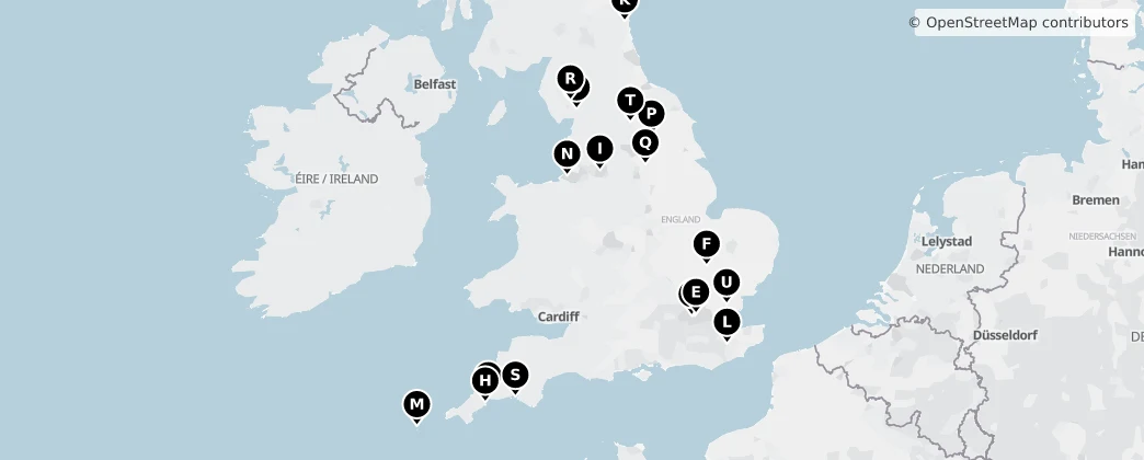 Map of England