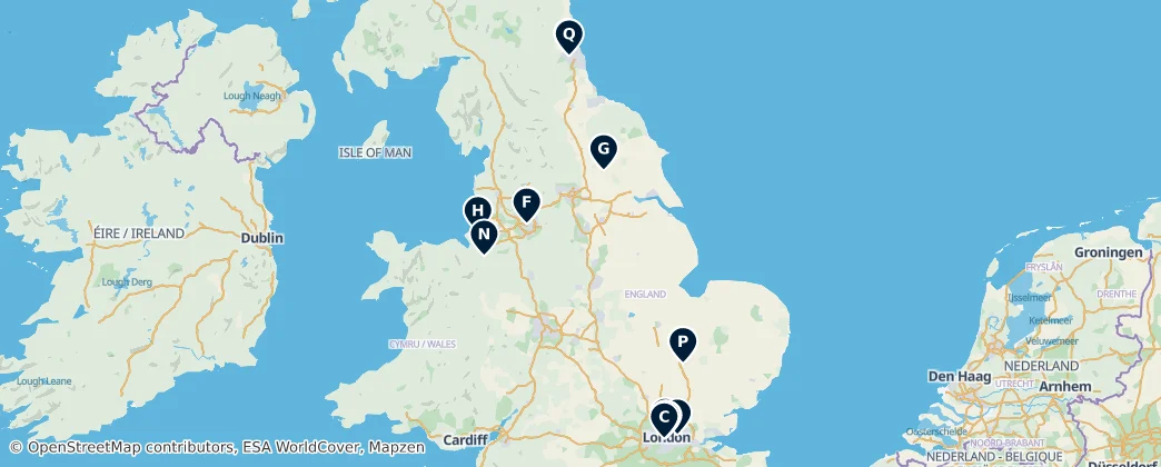 Map of England