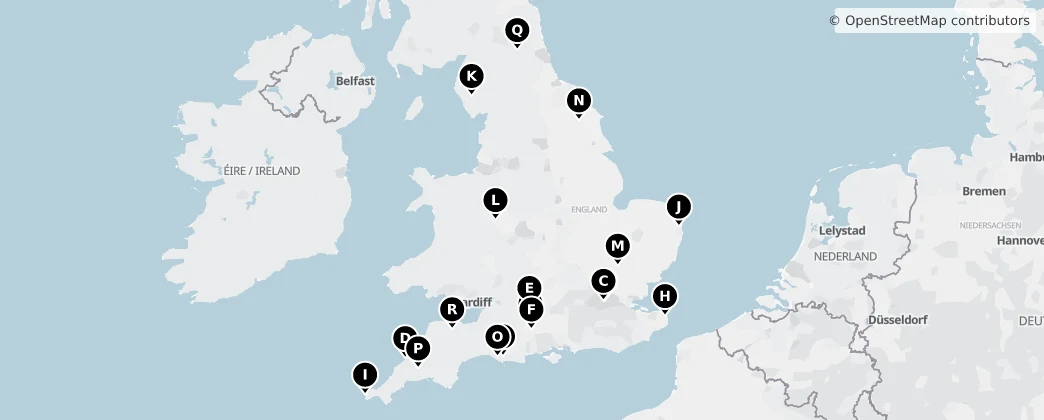 Map of England