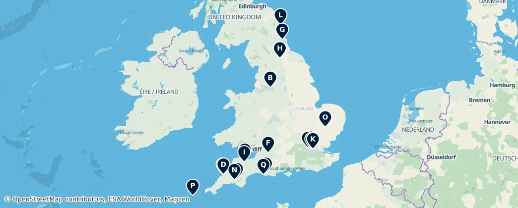 Map of England