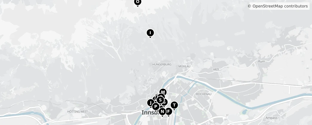 Map of Innsbruck