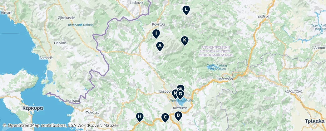 Map of Giannina
