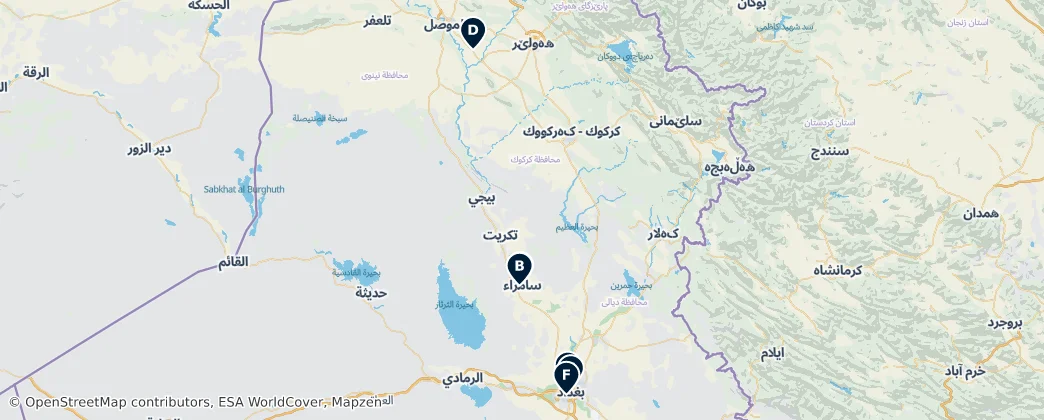 Map of Iraq