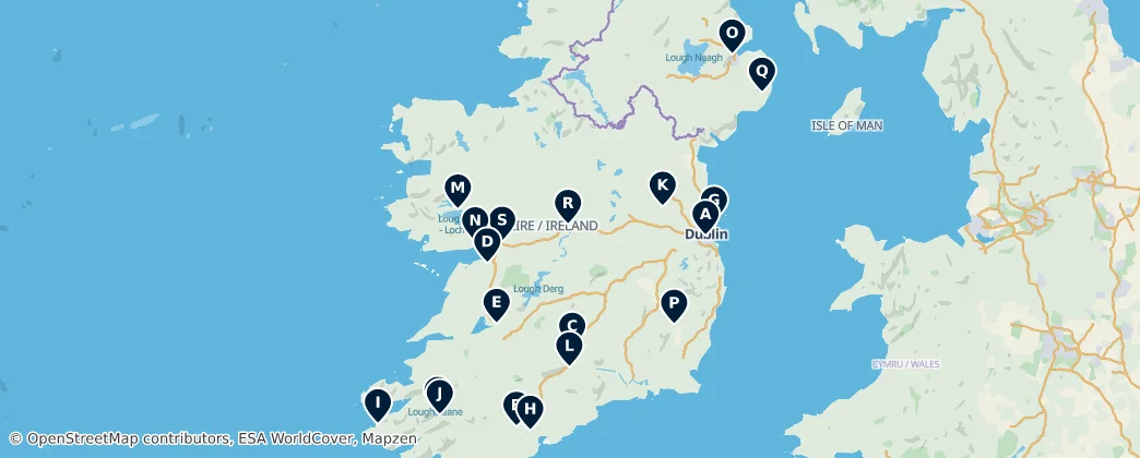 Map of Ireland