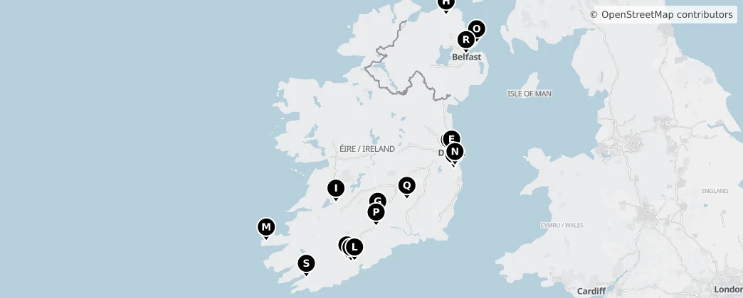 Map of Ireland
