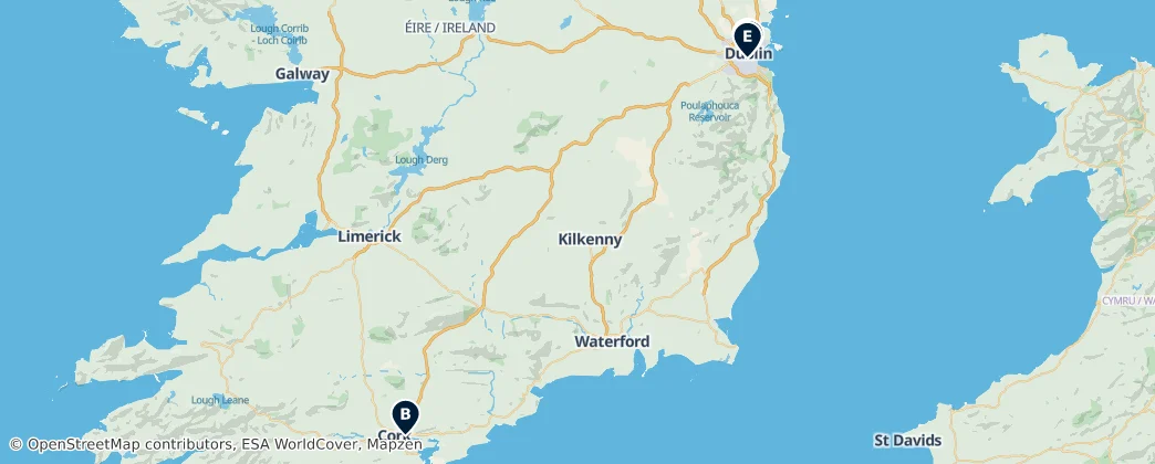 Map of Ireland